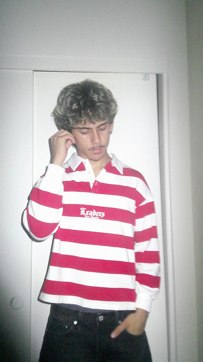 RED AND WHITE POLO