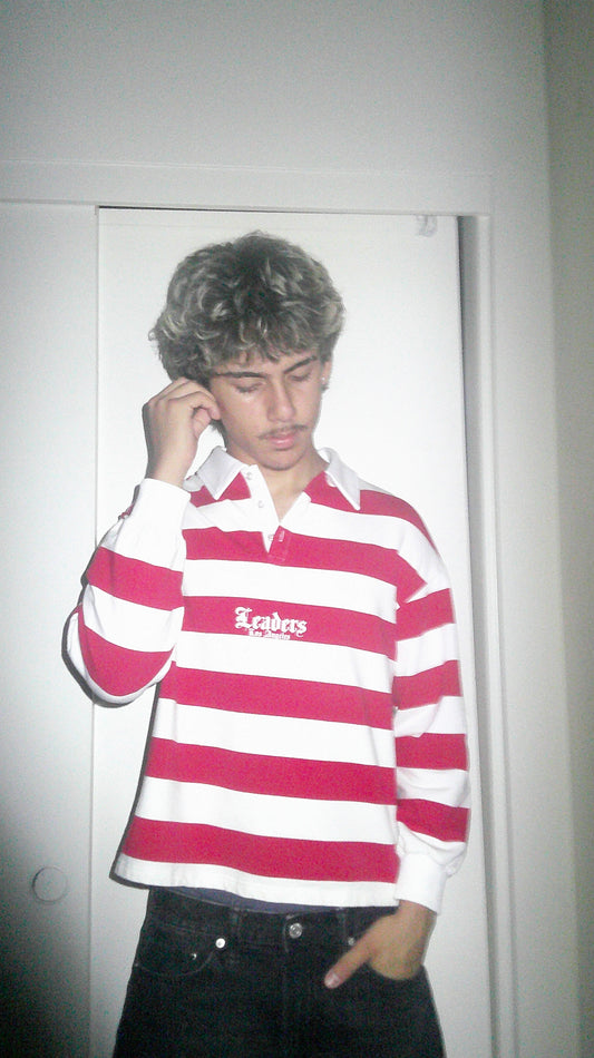 RED AND WHITE POLO