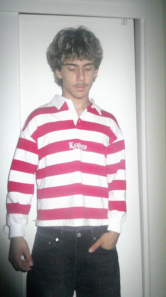 RED AND WHITE POLO